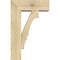 Ekena Millwork Balboa Block Rough Sawn Bracket w/ Offset Brace, Douglas Fir, 8"W x 22"D x 34"H BKT0806X22X34BOA05RDF - alternate 3